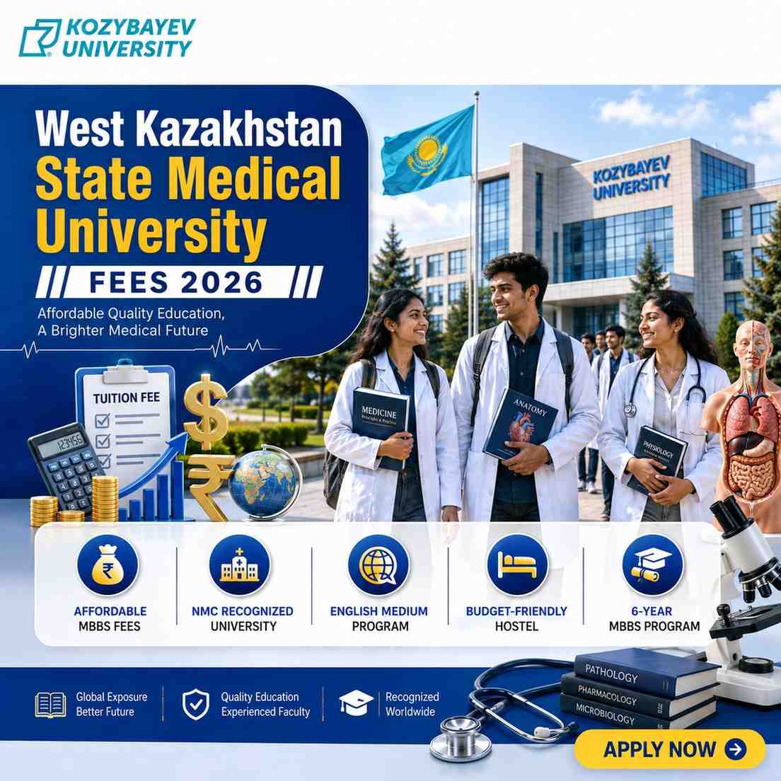 West Kazakhstan State Medical University Fees: Complete Guide for Indian Students